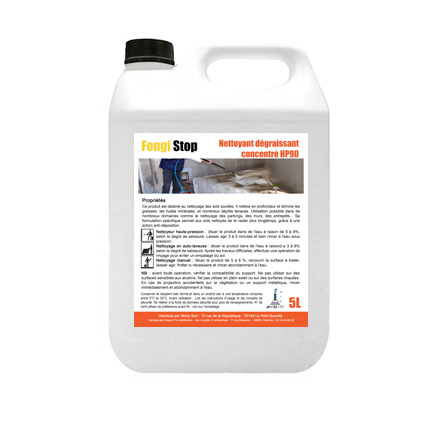 Nettoyant dégraissant sols et murs ultra concentré - 5 litres