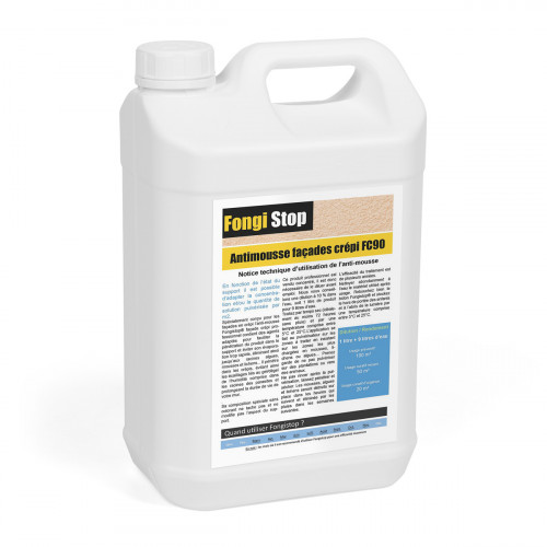 Anti-mousse façade crépi, ultra concentré FC90 - 15 litres