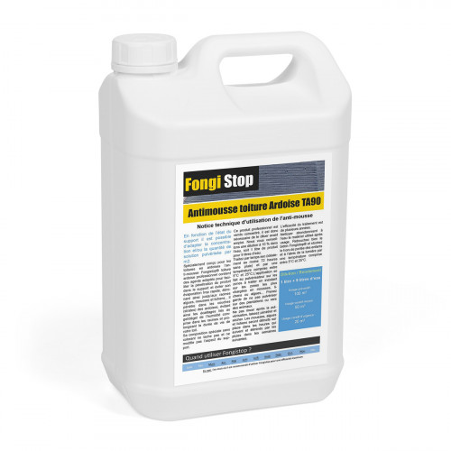 Fongistop toiture Ardoises ultra concentré TA90 - 15 litres