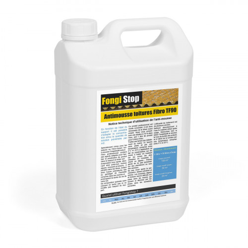 Fongistop toiture Fibro ultra concentré TF90 - 15 litres