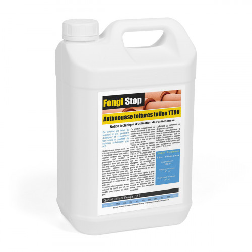 Fongistop toiture en Tuiles, ultra concentré TT90 - 15 litres