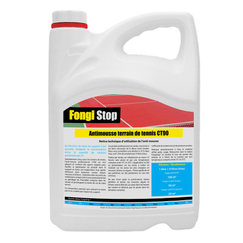 Fongistop terrain de tennis ultra concentré CT90 - 5 litres