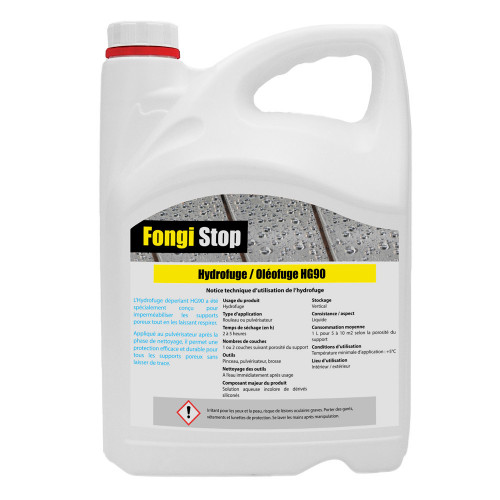 Hydrofuge/Oléofuge HG90 - 15 litres (150m2)