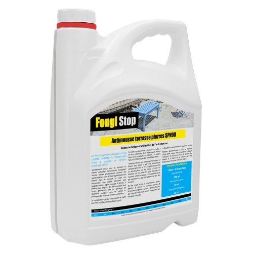 Fongistop terrasse Pierre Naturelle, ultra concentré SPN90 - 5 litres