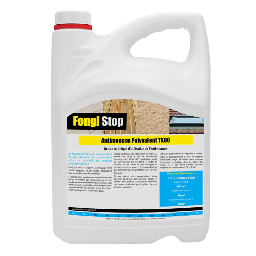 Fongistop Classique Polyvalent ultra concentré TK90 - 5 litres