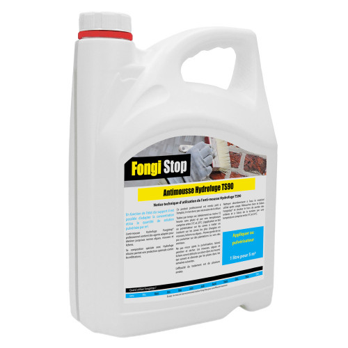 Fongistop et Hydrofuge 2 en 1 tous supports TS90 - 5 litres